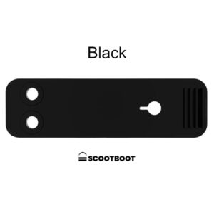 Scoot Boot Frontstraps Black-Logo